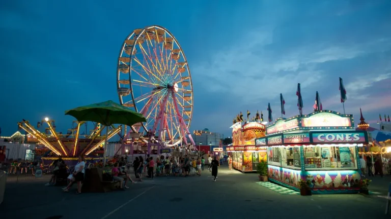 Maryland State Fair ; traditional event held annually in Timonium, Maryland.