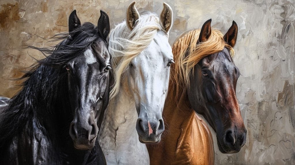 5 Beautiful Coat Colors in Horses;Chestnut,Palomino,Dapple Gray,Buckskin and Pinto