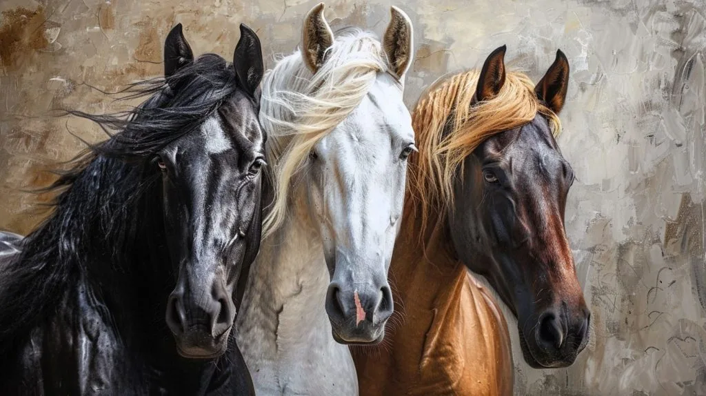 5 Beautiful Coat Colors in Horses;Chestnut,Palomino,Dapple Gray,Buckskin and Pinto