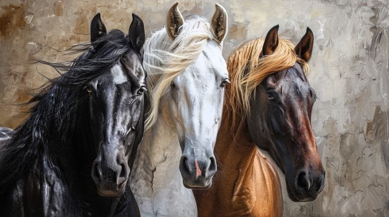 5 Beautiful Coat Colors in Horses;Chestnut,Palomino,Dapple Gray,Buckskin and Pinto