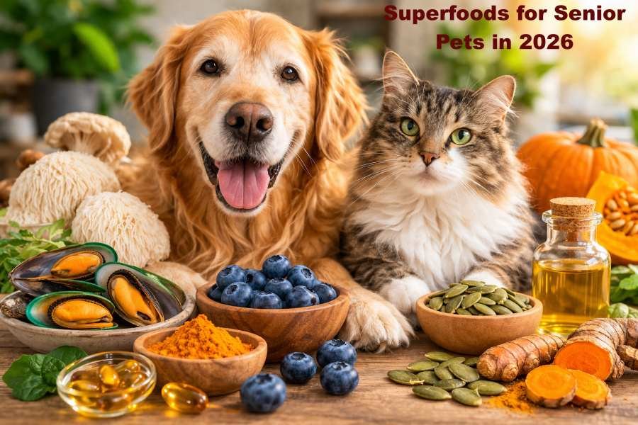 Top 8 Functional Superfoods for Senior Pets in 2026