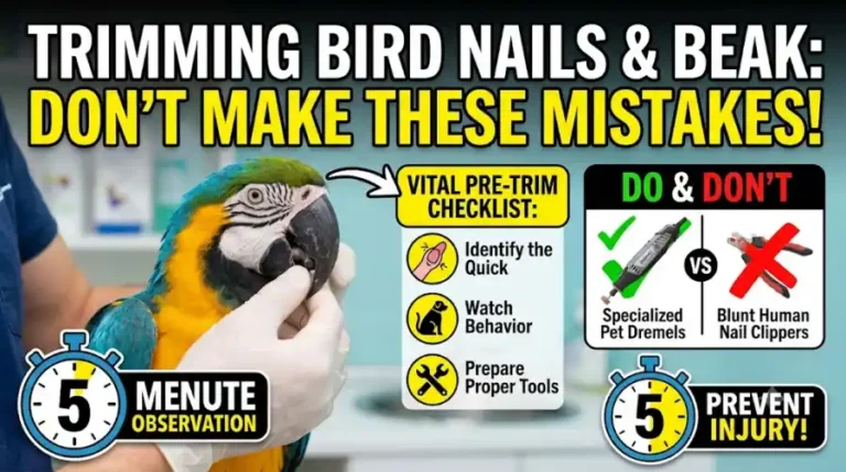Pet Bird Nail and Beak Care