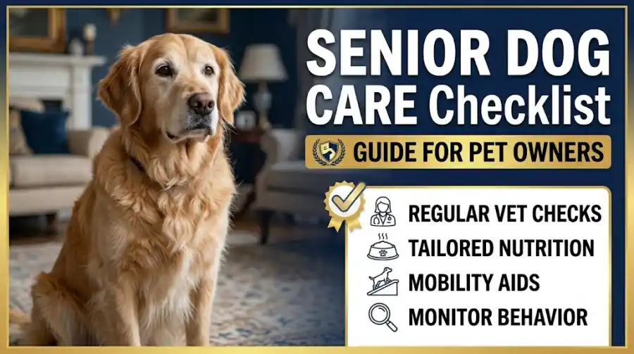 Senior Dog Care Checklist: Health, Nutrition, Mobility and Behavior Changes