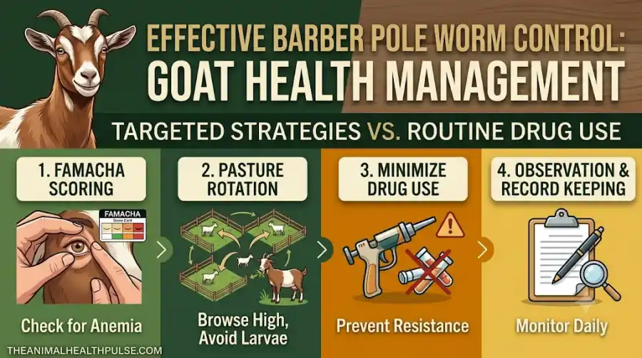 How to Control Barber Pole Worms in Goats