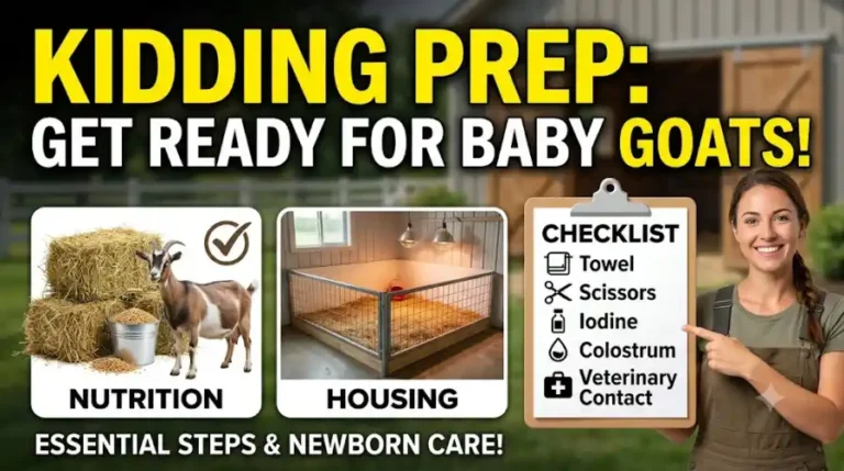 Preparing a Goat for Kidding
