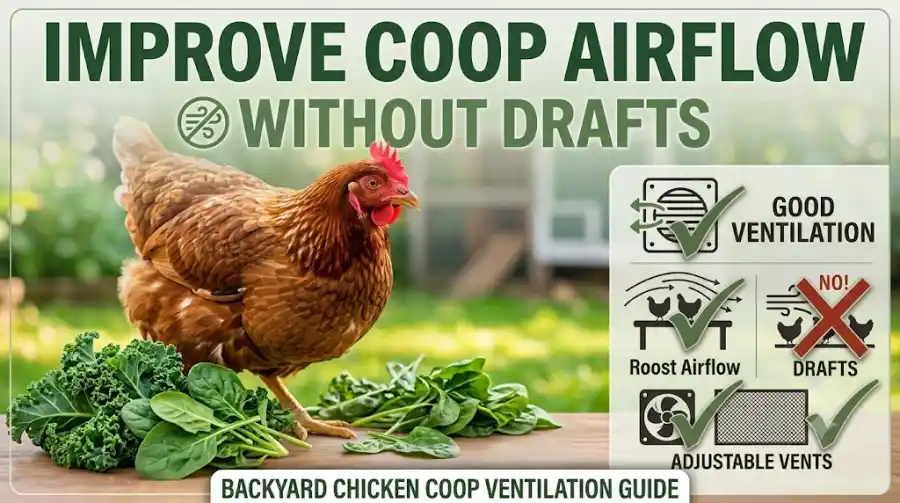 Backyard Chicken Coop Ventilation