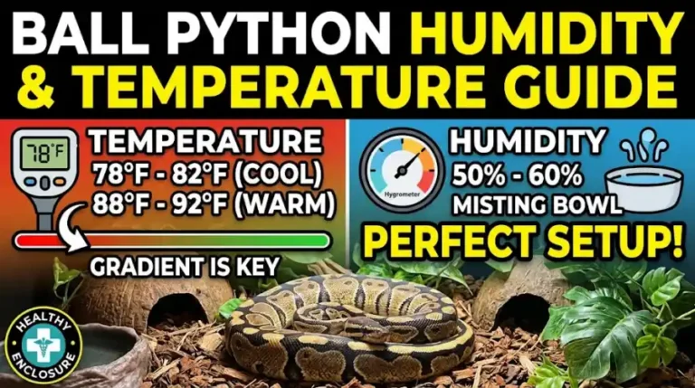 Ball Python Humidity and Temperature Guide