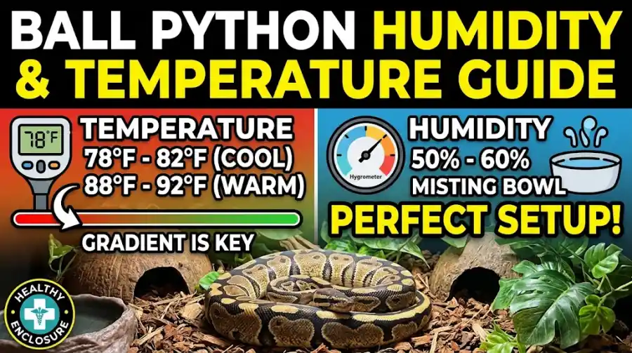 Ball Python Humidity and Temperature Guide
