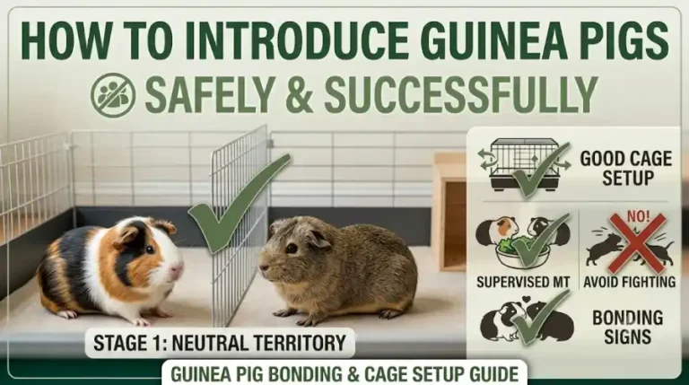 How to Introduce Two Guinea Pigs Safely