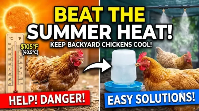 How to Keep Backyard Chickens Cool in Extreme Summer Heat