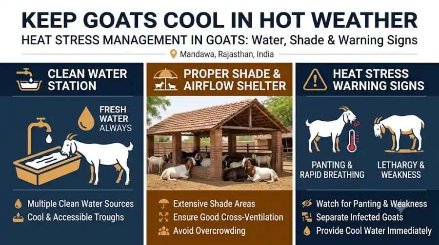 How to Keep Goats Cool in Hot Weather