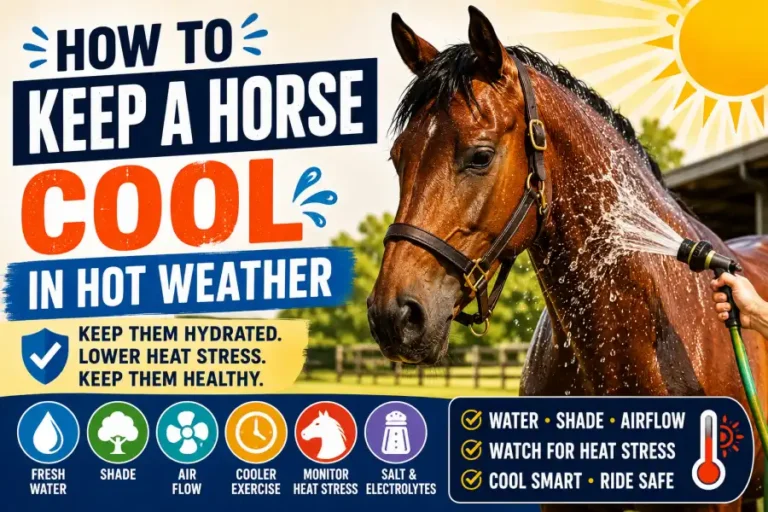 How to Keep a Horse Cool in Hot Weather