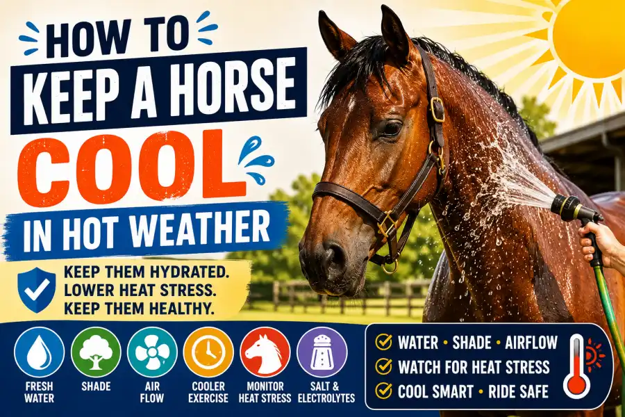 How to Keep a Horse Cool in Hot Weather