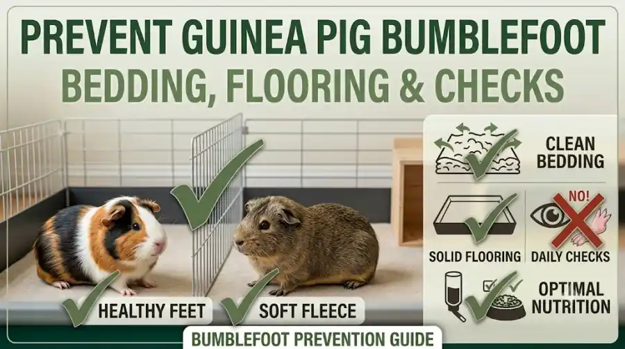 How to Prevent Bumblefoot in Guinea Pigs