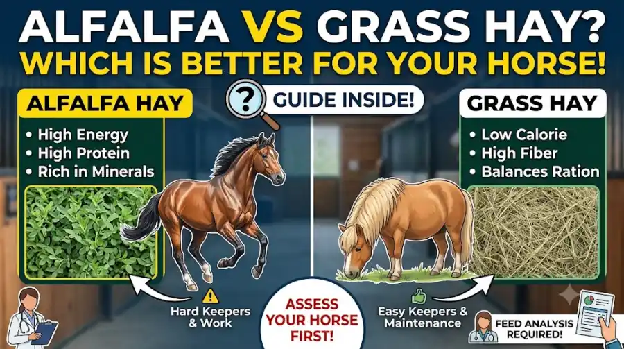 Alfalfa vs Grass Hay