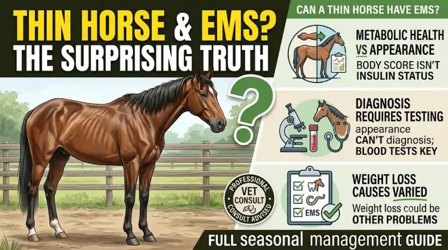 Can a Thin Horse Have Equine Metabolic Syndrome