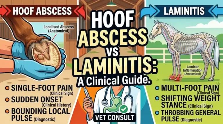 Hoof Abscess vs Laminitis