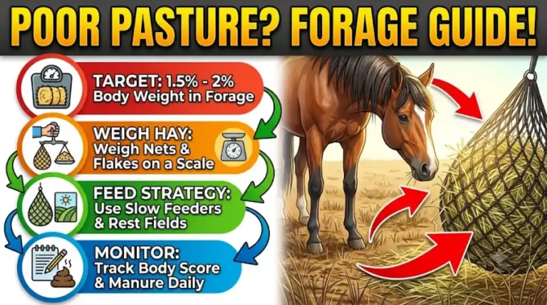 How Much Forage Does a Horse Need When Pasture Is Poor