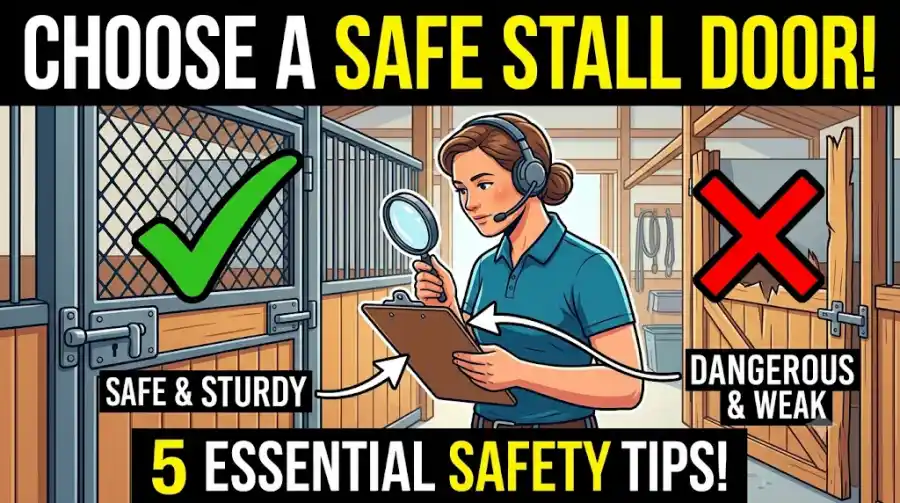 How to Choose a Safe Horse Stall Door