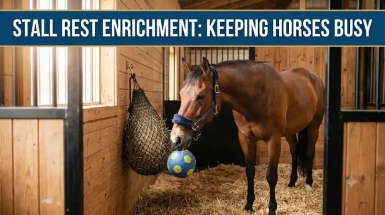 How to Keep a Horse Busy on Stall Rest