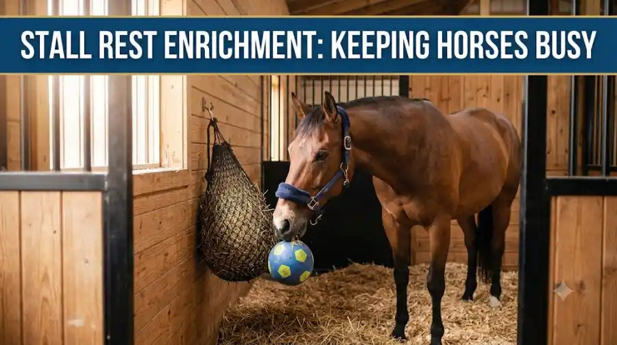 How to Keep a Horse Busy on Stall Rest