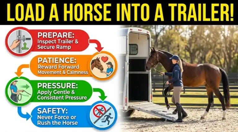 How to Load a Horse Into a Trailer