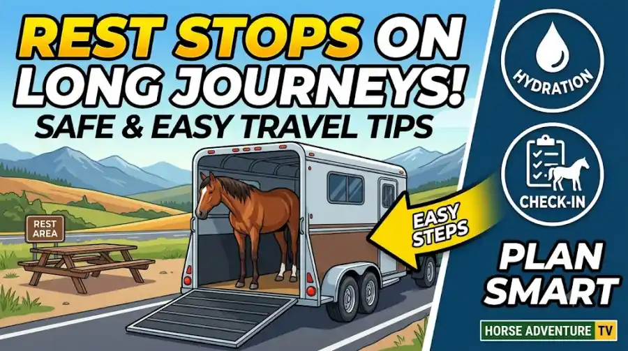 How to Plan Rest Stops on a Long Horse Journey
