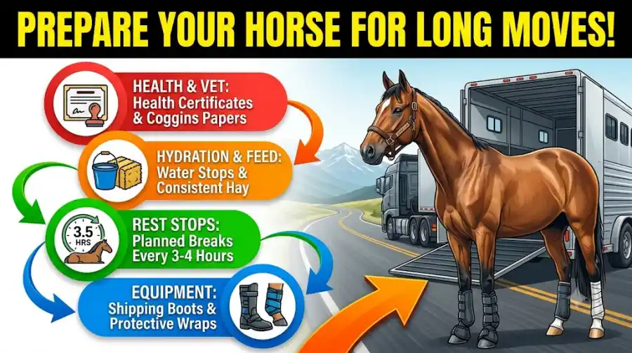 How to Prepare a Horse for a Long-Distance Move