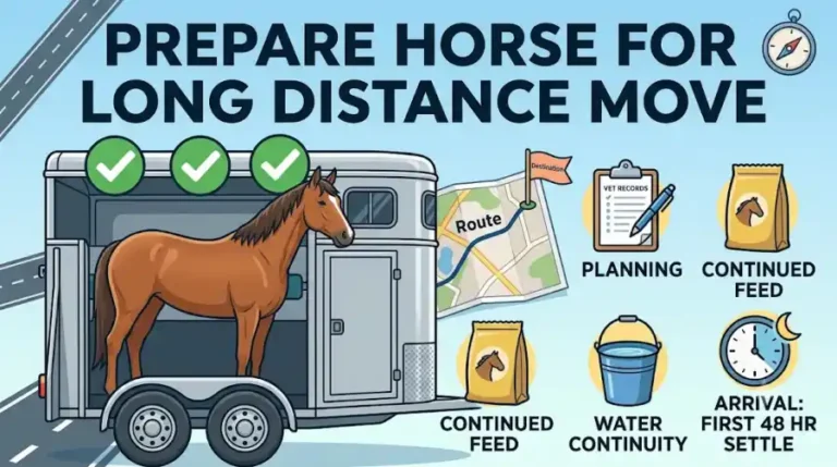 How to Prepare a Horse for a Long-Distance Move