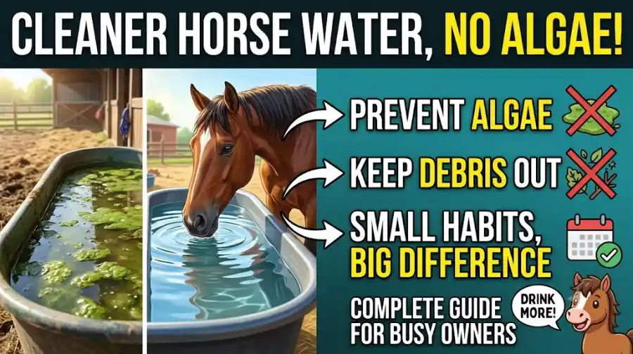 How to Prevent Algae and Debris in Horse Water Containers