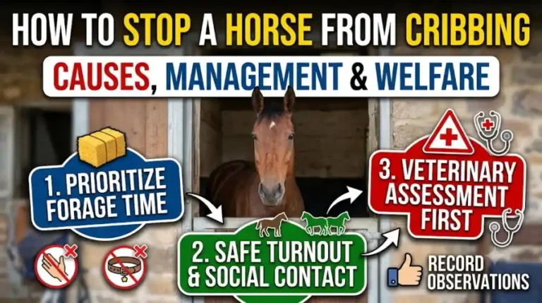 How to Stop a Horse From Cribbing