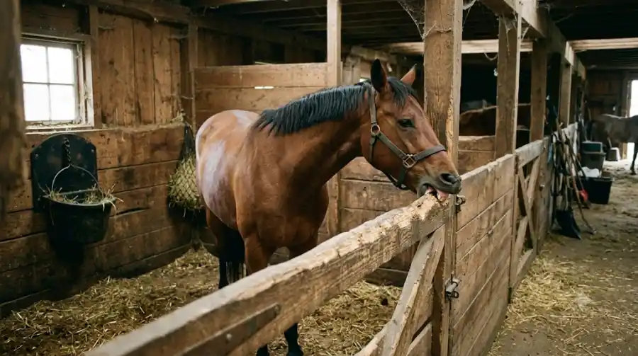 How to Stop a Horse From Cribbing