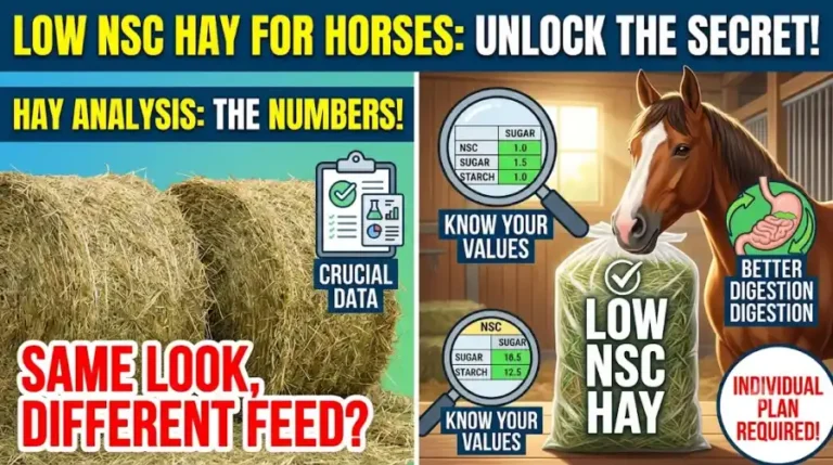 Low-NSC Hay for Horses