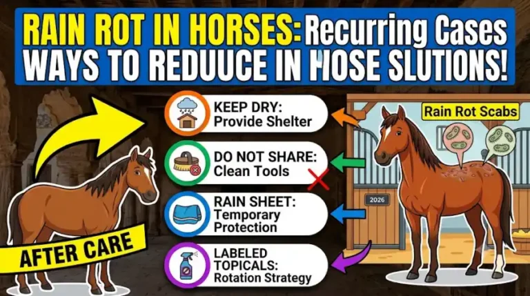 Rain Rot in Horses